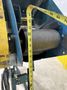 8" WIDE X 6' HIGH NEW LONDON ENG MODEL #500 MOTORIZED BELT INCLINED PARTS CONVEYOR: STOCK #20069