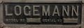 12" X 12" LOGEMANN MODEL #1212 HYDRAULIC SCRAP METAL BALER / BRIQUETTER: STOCK #11504
