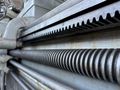 50" /130" X 230-362" LEBLOND MODEL #4025-36 HEAVY DUTY SLIDING BED GAP LATHE, 3" HOLE: STOCK #18