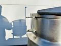 Vulcan K6DTT 6-Gallon / 24-Quarts  2/3 Jacketed Direct Steam Tilting Kettle On Floor Stand