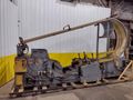10,000 LB X 24" WIDE X .187" AIR FEEDS COIL CRADLE STRAIGHTENER / UNCOILER: STOCK 17042
