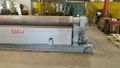 1952 WEBB Roll 9L 1312 12.2' x 1/2" Initial Pinch Plate Bending 3 Roll 25HP WITH 25 HP Motor and the Control System is a variable frequency drive DC controller. Under Power and Running