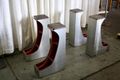 SET OF FOUR 8' X 29' NORTON ANGLE PLATES:  STOCK #66849