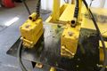 50 TON ENERPAC TRAVELING FRAME H-FRAME PRESS: STOCK #68436