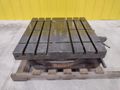 36" X 36" LUCAS T SLOTTED PNEUMATIC AIR LIFT ROTARY TABLE: STOCK 18366