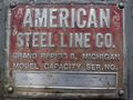 1500 LB X 20" AMERICAN MODEL #60 MOTORIZED COIL REEL UNCOILER: STOCK #19538