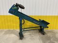 8" WIDE X 6' HIGH NEW LONDON ENG MODEL #500 MOTORIZED BELT INCLINED PARTS CONVEYOR: STOCK #20069