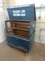 48" X 30" X 55" GREENLEE BLUE PORTABLE JOB BOX CABINET ON ROLLING CASTERS: STOCK #12389