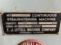 8" X .018" LITTELL MODEL #308-9PDS 9 ROLL POWERED COIL STRIP STRAIGHTENER: STOCK #15445