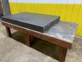 6' X 4' X 6" BLACK GRANITE PRECISION LAYOUT SURFACE PLATE WITH STAND: STOCK 16237