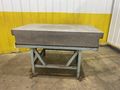 36" X 60" X 10" THICK GRAY TWO LEDGE GRANITE SURFACE PLATE WITH STAND: STOCK #17081