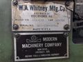 50 TON WA WHITNEY MODEL #664-138 HYDRAULIC 4 POST PRESS & SHEAR: STOCK #22907