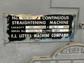 36" X .050 LITTELL MODEL #438-7PD CONTINUOUS STRAIGHTENING MACHINE: STOCK #21947