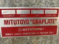 36" X 72" MITUTOYO GRAPLATE GRADE A GRANITE TABLE: STOCK #21261