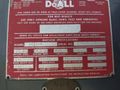 36" DOALL MODEL #3613-0 VERTICAL BANDSAW: STOCK #20984