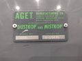 3/4 HP AGET DUSTKOP MODEL #800 DUST COLLECTOR: STOCK #22583