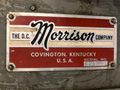 1.25" X 9" D.C. MORRISON MODEL #K KEYSEATER: STOCK #17459
