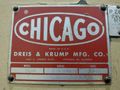 45 TON X 6' CHICAGO D&K MODEL #56-A MECHANICAL PRESS BRAKE WITH CNC BACK GAUGE: STOCK #19652