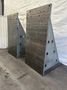(1) PAIR OF 47" WIDE X 60" DEEP X 95" HIGH ANGLE PLATES: STOCK #77128