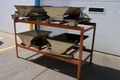 RACK WITH 4 DUMP HOPPERS: STOCK #75719