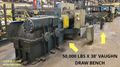 50,000 LBS x 38' VAUGHN DOUBLE PULL/ SINGLE CHAIN DRAW BENCH: STOCK #13578