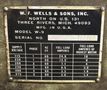 9" X 18" W. F. WELLS 9" MODEL W-9 TWIN POST HORIZONTAL BANDSAW: STOCK #77899