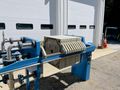JWI J-Press, 3 Cubic Foot - 11 Plate Gasketed Hydraulic Filter Press - 630mm Plates