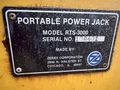 (4)  ZENEX CORPORATION MODEL RTS-3000 PORTABLE ELECTRIC POWER VEHICLE LIFT JACKS: STOCK #17222