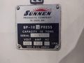10 TON SUNNEN MODEL #BP-10 BENCH TOP HYDRAULIC PRESS, 115 VOLT: STOCK #23364