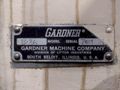 12" x 36" GARDNER MODEL #1236 HYDRAULIC HORIZONTAL SURFACE GRINDER: STOCK #19300
