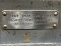8' x 3/16" CINCINNATI MODEL #1408 MECHANICAL POWER SQUARING SHEAR: STOCK #22769