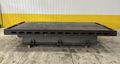6' X 14'6" HEAVY DUTY T-SLOTTED LAYOUT TABLE ON RAISED BASE: STOCK #21788