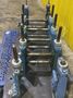 4 STAND X 1.5" X 11" YODER ROLLFORMER STANDS ON 6 STAND RAFTED BASE: STOCK #16781