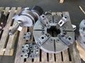 USED, 24" CUSHMAN 4-JAW HEAVY DUTY POWER WRENCH COMBINATION CHUCK WITH 8-1/8" HOLE