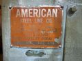 4,000 LBS x 20" AMERICAN STEEL LINE MODEL #60 DOUBLE END PULL OFF UNCOILER COIL REEL: STOCK #230