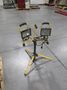 Dual Halogen Work Light on Adjustable Tripod Stand **Works Fine**- Auction Item