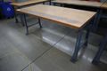 Work Bench, Wood Top, Metal Legs- Auction Item