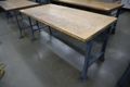 Work Bench, Wood Top, Metal Legs- Auction Item