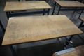 Work Bench, Wood Top, Metal Legs- Auction Item