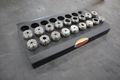 ER40 Flex Collets with Huot Divider Rack- Auction Item