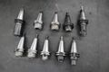 CT40 Taper Tool Holders: (10) End Mill Holders- Auction Item
