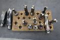 Komet Thru Spindle Coolant Insert Drills, 2 Flute, (12) ABS50 and (2) ABS 63 Holders- Auction Item