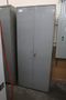Metal Cabinet, 2 Door, 5 Adjustable Shelves - Contents- Auction Item
