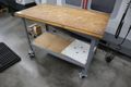 Portable Work Bench on Heavy Duty Casters- Auction Item