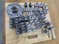 System 3R Macro Pallet / Electrode Holder w Shop Made Top Plates And Graphite- Auction Item