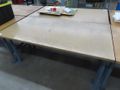 Work Bench, Wood Top, Metal Legs- Auction Item
