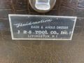 J&S Tool Company "Fluid Motion" Radii And Angle Dresser- Auction Item