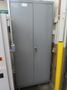 Heavy Duty Steel 2 Door Portable Cabinet on Casters- Contents Included- Auction Item