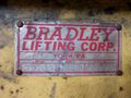 32,000 LB 16 TON X 20" TO 74" X 72" OD BRADLEY CRANE MOTORIZED COIL GRAB: STOCK 13231