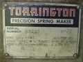 .072" X 1" COIL TORRINGTON MODEL #W-21 SPRING COILER / COIL MACHINE: STOCK #18722